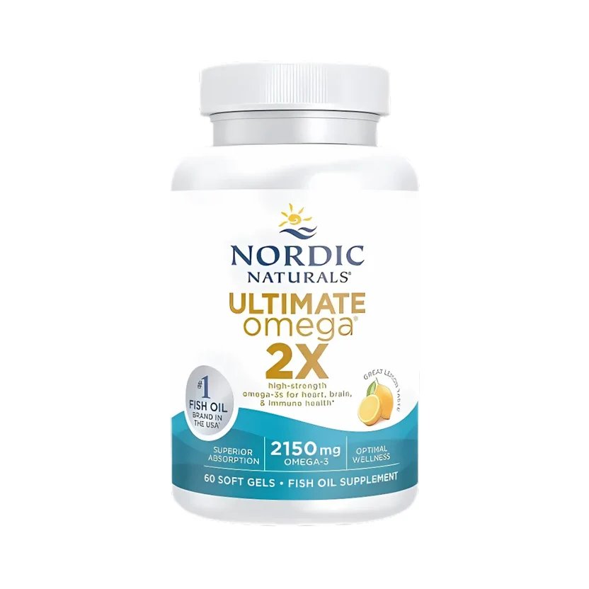 Ultimate Omega-3 2X 2150 mg - 60 Softgels - Nordic Naturals