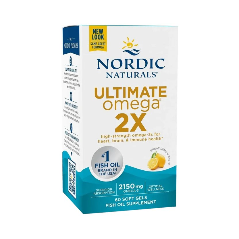 Ultimate Omega-3 2X 2150 mg - 60 Softgels - Nordic Naturals